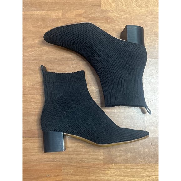 Everlane The Glove Boots in Black New Womens Knit Ankle Bootie - Picture 7 of 15